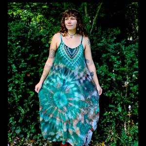 Tie dye dress size large